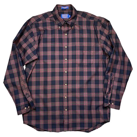 Pendleton Classic Board Shirt Muir Tartan Plaid Wool Long Sleeve Mens Large LONG - Picture 1 of 13